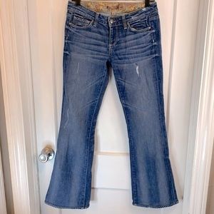 Paige laurel canyon bootcut low rise jeans